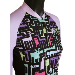 MAILLOT LA ROUE LIBRE FAUNE INVADER FEMME | Accessoires et équipement...