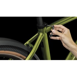 CUBE NURIDE HYBRID PRO 750 ALLROAD SHINYMOSS 2023| Accessoires et équipeme...