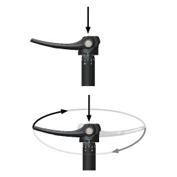 AXE ROUE AVANT 15x110MM SRAM MAXLE| Accessoires et équipe...
