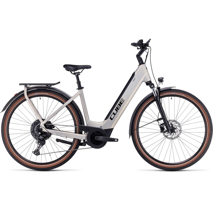 CUBE TOURING HYBRID PRO 625 PEARLYSILVER'N'BLACK 2023| Accessoires et équipeme...