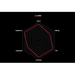 PNEU VITTORIA CORSA GRAPHENE G2.0 NOIR 700X24C | Accessoires et équipements pour vélo