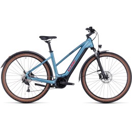 CUBE NURIDE HYBRID PERFORMANCE 625 ALLROAD METALBLUE'N'RED 2023| Accessoires et équipeme...