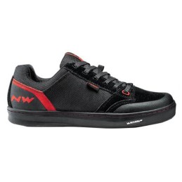 CHAUSSURES VTT NORTHWAVE TRIBE NOIR ROUGE | Accessoires et équipements pour vélo