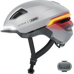 CASQUE ABUS HYP-E GLEAM SILVER| Accessoires et équipements pour vélo