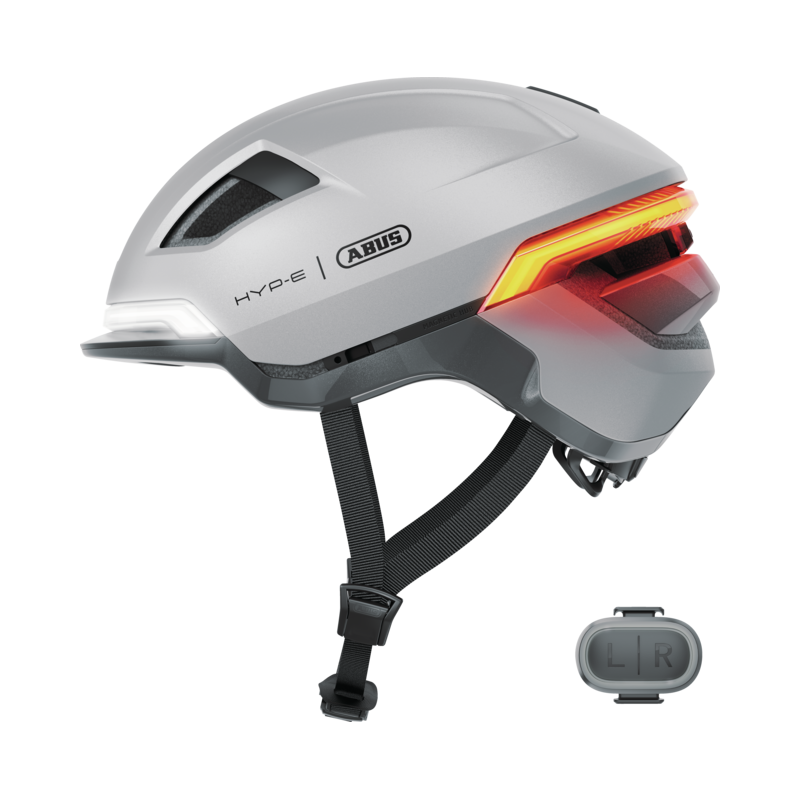 CASQUE ABUS HYP-E GLEAM SILVER| Accessoires et équipements pour vélo