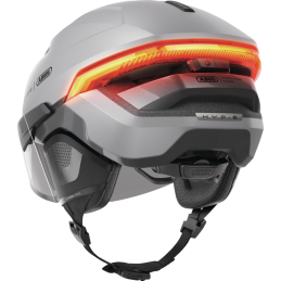CASQUE ABUS HYP-E ACE GLEAM SILVER| Accessoires et équipements pour vélo
