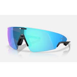 LUNETTES OAKLEY META VANGUARD WHITE PRIZM SAPPHIRE | Accessoires et équipements pour vélo