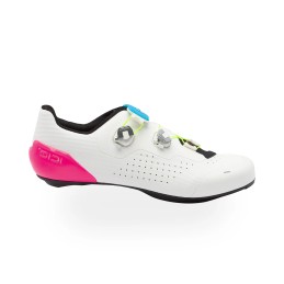 CHAUSSURES SIDI GENIUS X WYVE WHITE FLUO| Accessoires et équipements pour vélo