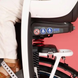 PORTE BÉBÉ HAMAX CARESS CARRIER ADAP WHITE BLACK  | Accessoires et équipements pour vélo