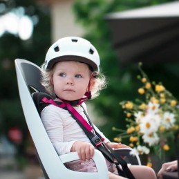 PORTE BÉBÉ HAMAX CARESS CARRIER ADAP WHITE BLACK  | Accessoires et équipements pour vélo