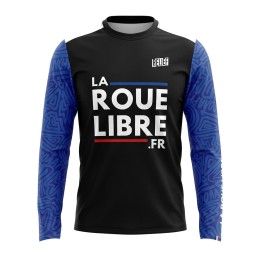 MAILLOT VTT LA ROUE LIBRE TEAM BLEU| Accessoires et équipement...