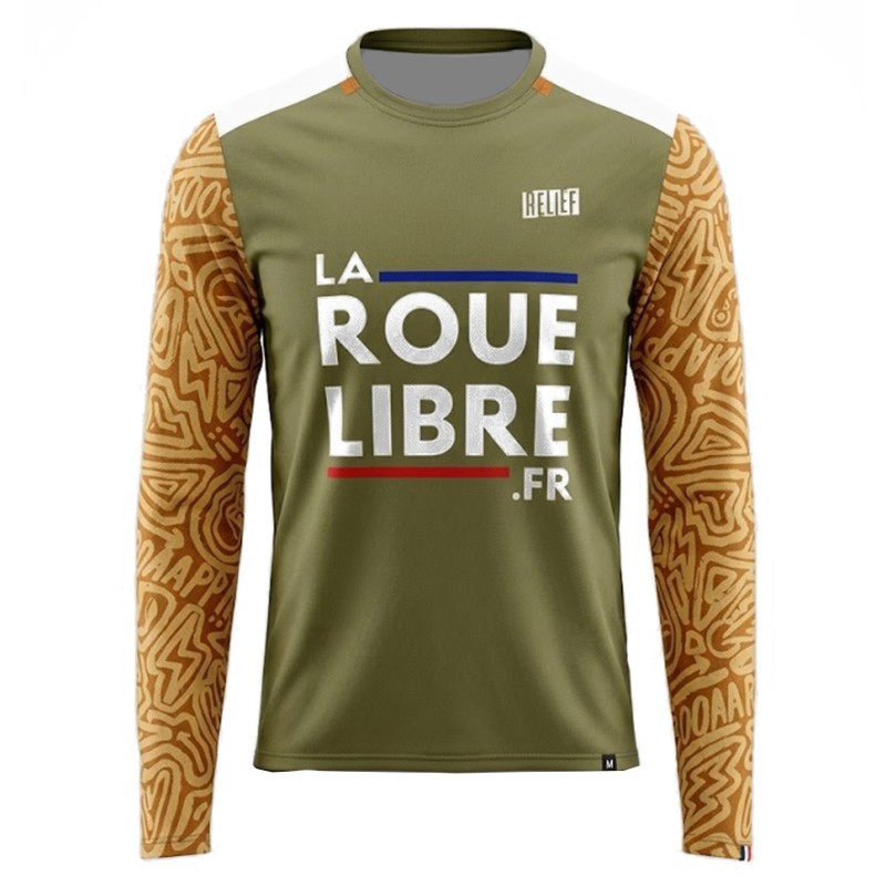 MAILLOT VTT LA ROUE LIBRE TEAM DESERT EDITION| Accessoires et équipement...