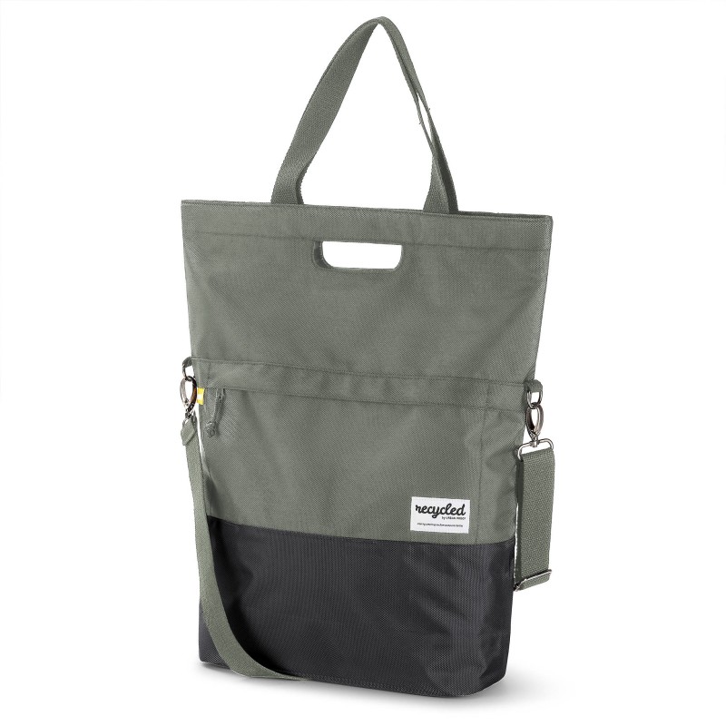 SACOCHE URBANPROOF ARRIERE GRIS VERT| Accessoires et équip...