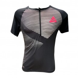 MAILLOT ION HALF ZIP FEMME NOIR/BLANC  | Accessoires et équipements...