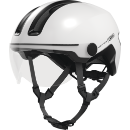 CASQUE ABUS HUD-Y ACE SHINNY WHITE| Accessoires et équipements ...