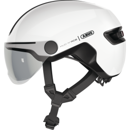 CASQUE ABUS HUD-Y ACE SHINNY WHITE| Accessoires et équipements ...