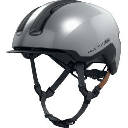 CASQUE ABUS HUD-Y GLEAM SILVER| Accessoires et équipements ...