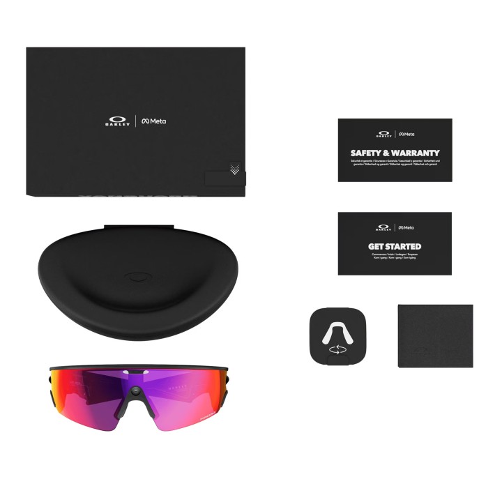 LUNETTES OAKLEY META VANGUARD WHITE PRIZM ROAD | Accessoires et équipements pour vélo