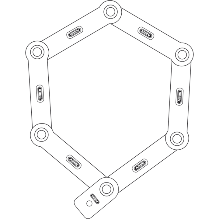 ANTIVOL ABUS BORDO BIG U-GRIP NOIR 100CM| Accessoires et équipements ...