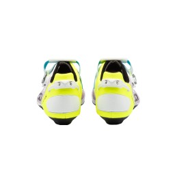 CHAUSSURES SIDI WIRE 3 BLANC JAUNE FLUO| Accessoires et équipements pour vélo