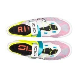 CHAUSSURES SIDI WIRE 3 BLANC JAUNE FLUO| Accessoires et équipements pour vélo