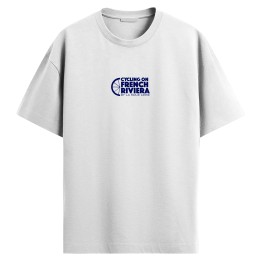 T-SHIRT BLANC FRENCH RIVIERA BY LA ROUE LIBRE | Accessoires et équipement...