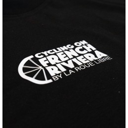 T-SHIRT NOIR FRENCH RIVIERA BY LA ROUE LIBRE | Accessoires et équipement...