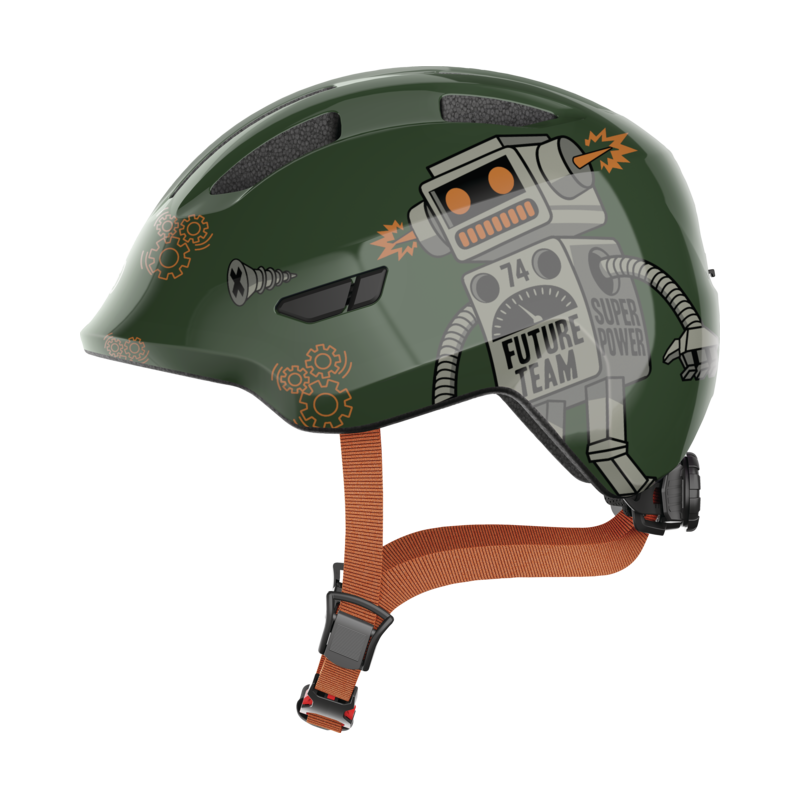 CASQUE ABUS SMILEY 3.0 GREEN ROBOT| Accessoires et équipements ...