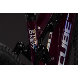 CUBE STEREO HYBRID ONE77 HPC SLX 800 LIQUIDRED'N'BLACK 2027 | Accessoires et équipements pou...