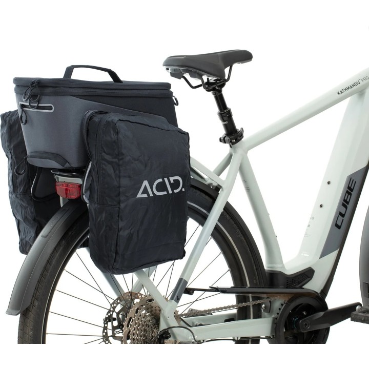 SACOCHE BAGAGE ACID RILINK BLACK 8+7| Accessoires et équip...