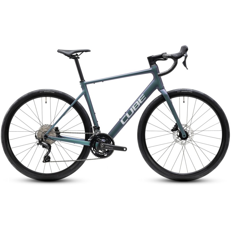 CUBE ATTAIN RACE SMARAGDGREY'N'WHITE 2027| LAROUELIBRE.FR