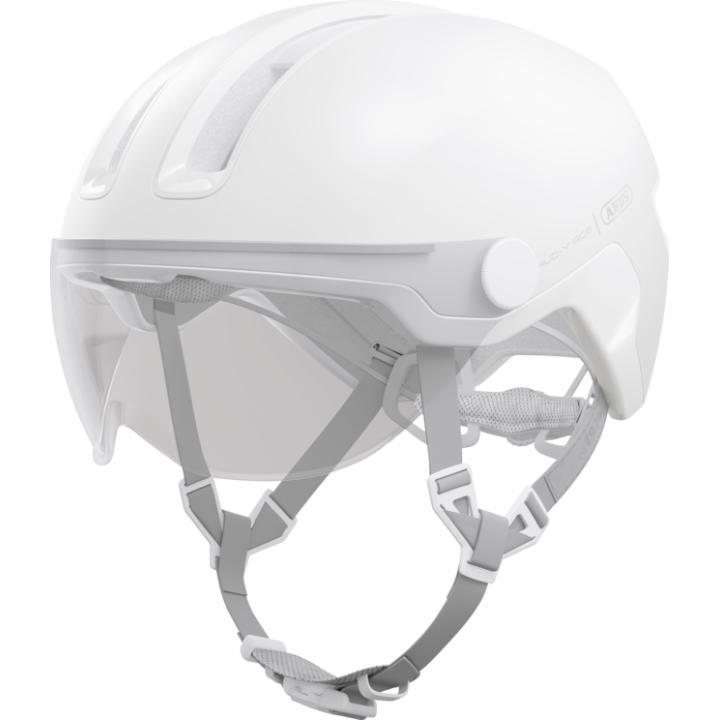 CASQUE ABUS HUD-Y ACE PURE WHITE| Accessoires et équipements ...
