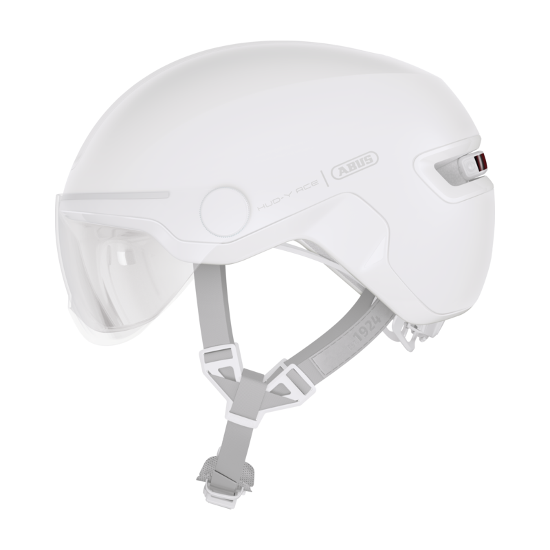 CASQUE ABUS HUD-Y ACE PURE WHITE| Accessoires et équipements ...