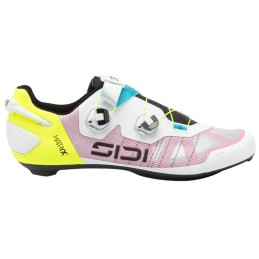 CHAUSSURES SIDI WIRE 3 BLANC JAUNE FLUO| Accessoires et équipements pour vélo