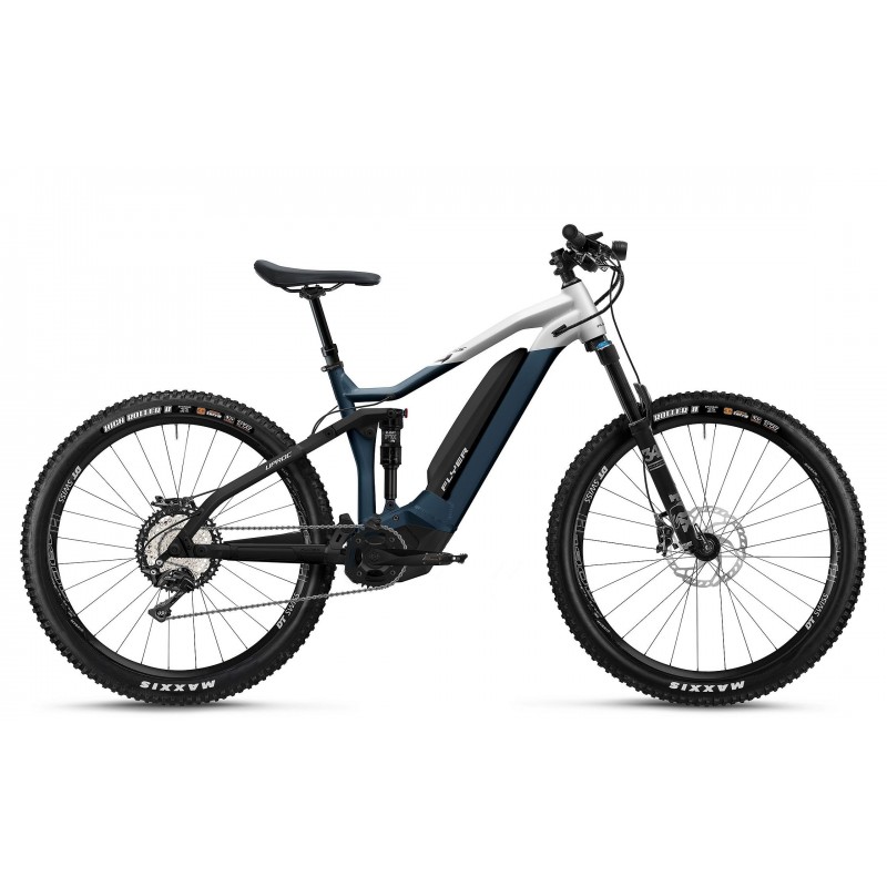 FLYER GOROC 4 8.70 630WH BLUE/WHITE (2023) E-BIKE E-MTB