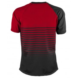 MAILLOT MOUSTACHE MANCHES COURTES ROUGE | Accessoires et équipements...