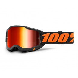 MASQUE 100% ACCURI 2 CHICAGO MIRROR RED LENS| Accessoires et équipements pour vélo