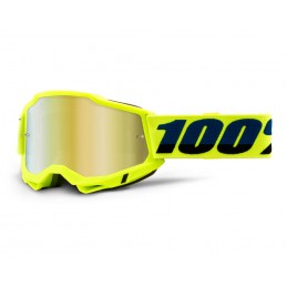 MASQUE 100% ACCURI 2 YELLOW MIRROR GOLD LENS| Accessoires et équipements pour vélo