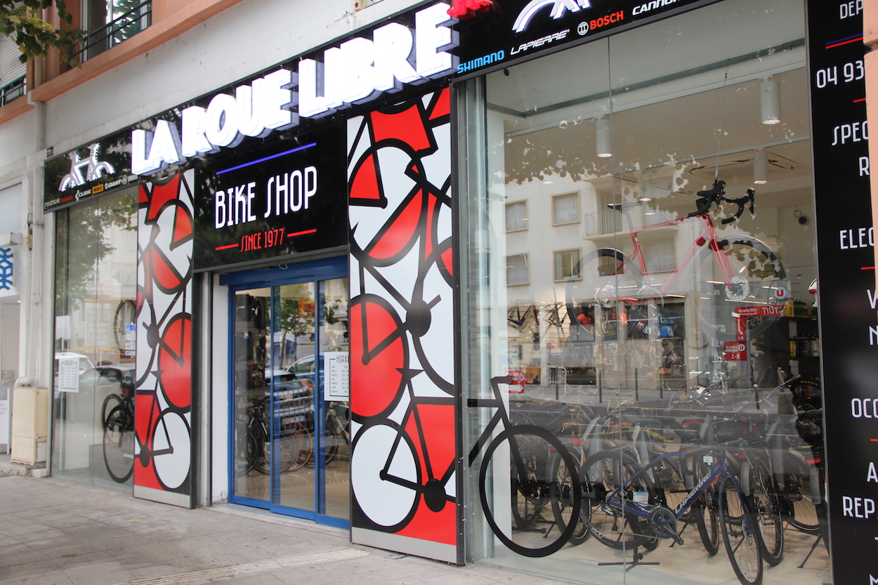 Magasin de vélo à Nice